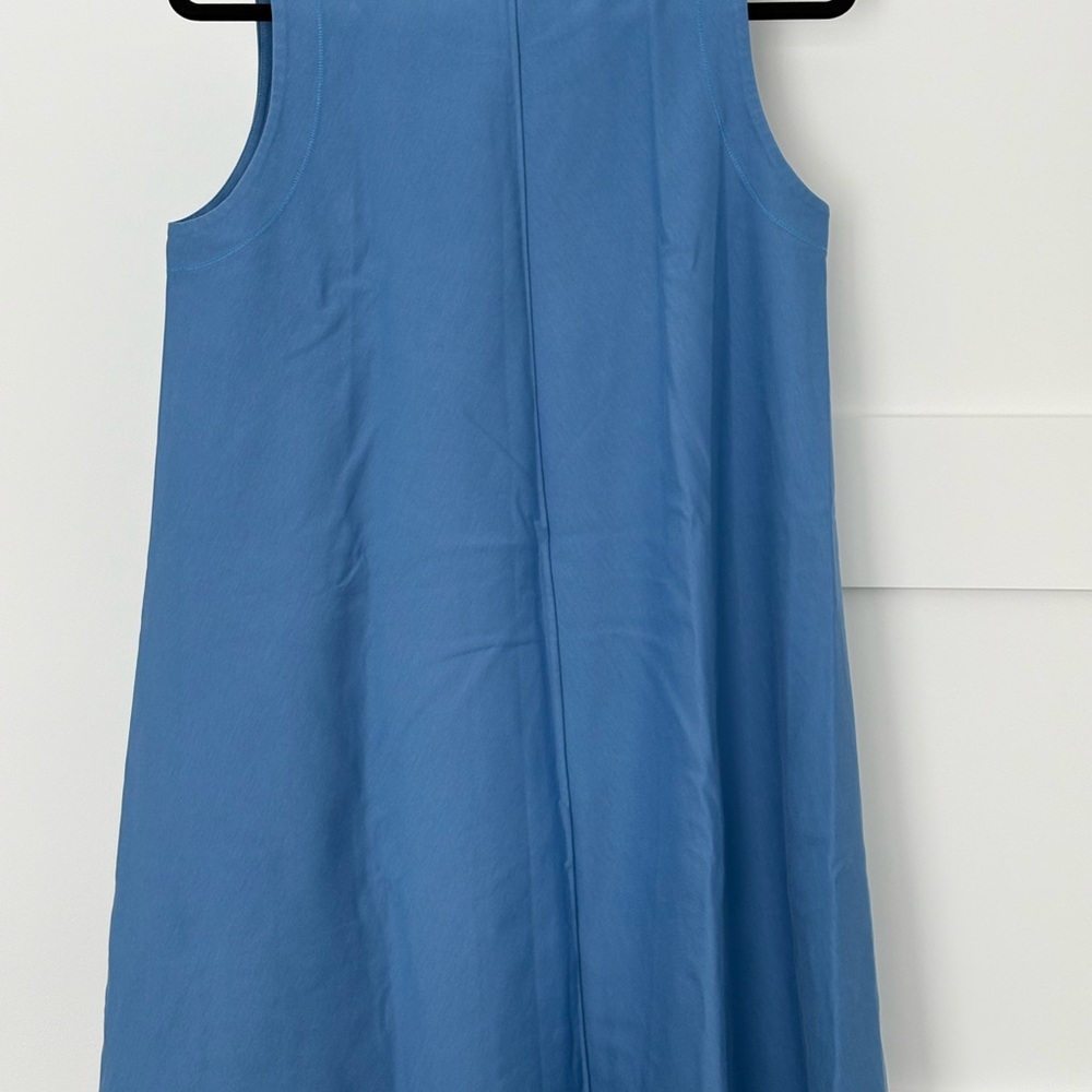 Blue Sleeveless women Dress